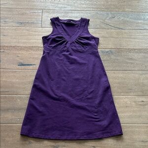 Athleta Deep Purple Midi Dress